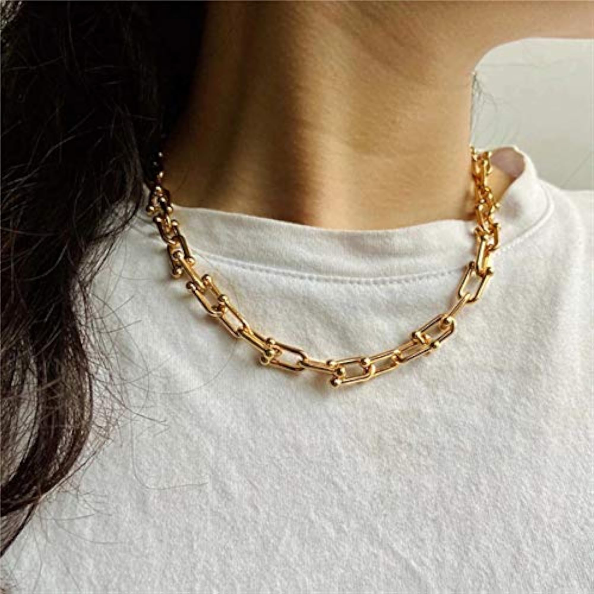 Plated-Toned Layered Necklace (CT-NCKF-44216)